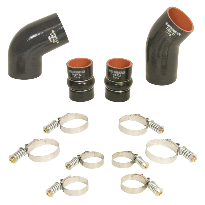 Chevrolet Silverado Intercooler Hose/Clamp Kit - BD Diesel - `04-`05